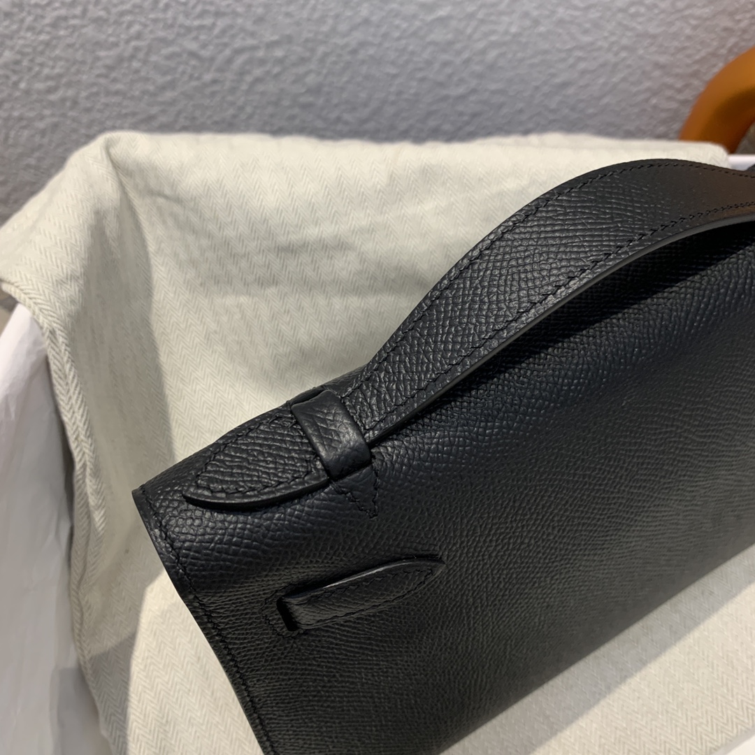 에르메스 미니 켈리백22 블랙 금장 앱송